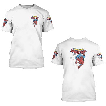 Discover Vintage Spider Man Comic 3D T Shirts