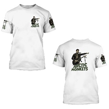 Discover Arctic Monkeys 3D T Shirts