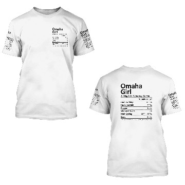 Discover Omaha Girl Nebraska 3D T Shirts