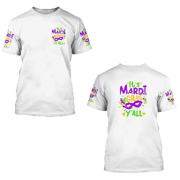 Discover Mardi Gras Gift 3D T Shirts