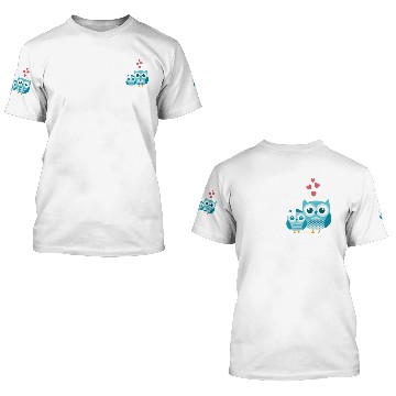 Discover Cute Owl Gift I Just Really Like Owls OK? Pullover 3D T Shirts
