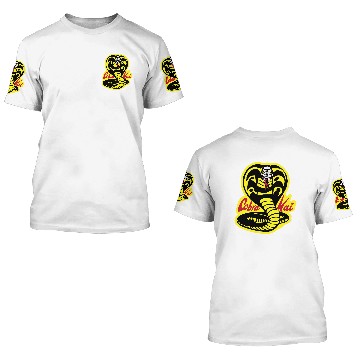 Discover Cobra Kai 3 Original Logo Pullover 3D T Shirts