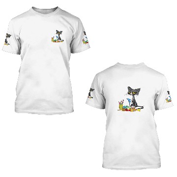 Discover Crafting because murder is wrong -Cat 3D T Shirts