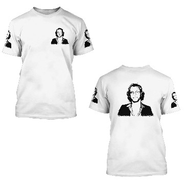 Discover Warren Zevon Portrait - Warren Zevon - 3D T Shirts