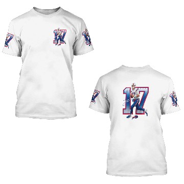 Discover Josh Allen Royal Buffalo Bills Powerhouse Player Graphic Baseball Jackets 3D T Shirts