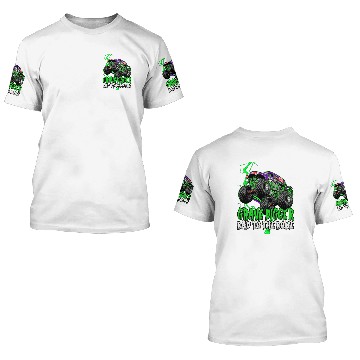 Discover Grave Digger Bad Tot The Bone 3D T Shirts