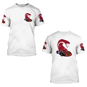 Discover Snake Oiler - Red Distressed - Speed Racer - 3D T Shirts