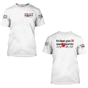 Discover Post Heart Surgery 3D T Shirts Open Heart Warrior