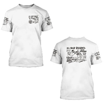 Discover Bad Brains Flyer 3D T Shirts