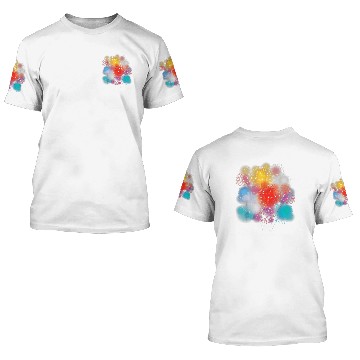 Discover Fireworks Pyro Explosion 3D T Shirts
