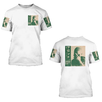 Discover Vintage Japanese Frank Ocean Green 3D T Shirts