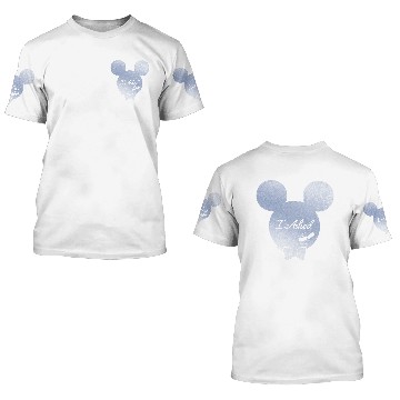 Discover Disney I Asked Proposal Engagement Ring Bow Tie Mickey 3D T Shirts