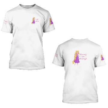 Discover Disney Princess Glowing Like Rapunzel 3D T Shirts