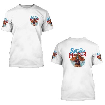 Discover Splash Mountain Vintage 3D T Shirts, disney mountains, Disney Park 3D T Shirts