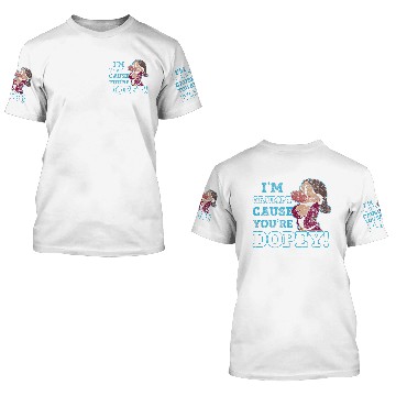 Discover Disneyss Snow White Grumpy Because You're Dopey 3D T Shirts