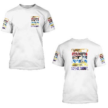 Discover Disneys Kingdom Hearts Epic Character Panels Distressed Logo 3D T Shirts