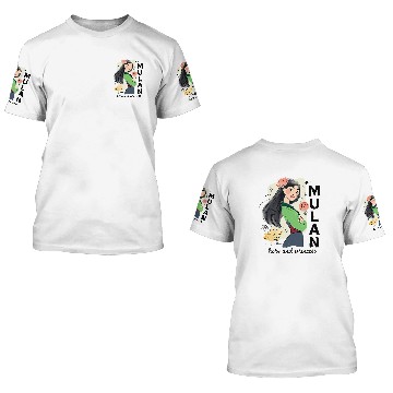 Discover Disney Princess Mulan Hero And Princess Baseball Jerseys 3D T Shirts