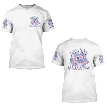 Discover Disneys Lilo Stitch Angel It's My Birthday Sparkle Baseball Tees 3D T Shirts