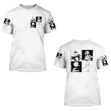 Discover Disneyss Nightmare Before Christmas Four Box 3D T Shirts