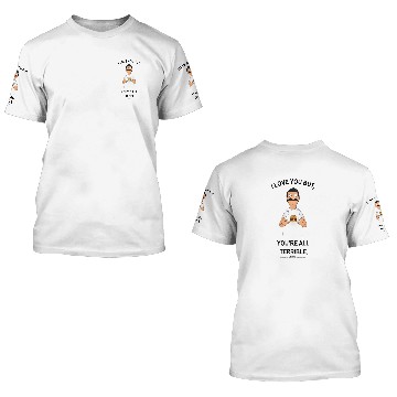 Discover bobs burgers youre all terrible sweat Baseball Jerseys 3D T Shirts