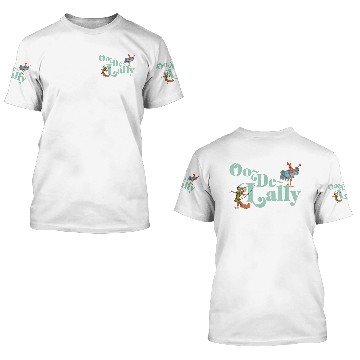 Discover Disneyss Robin Hood Oo de lally Iconic Quote Chest Text Logo 3D T Shirts