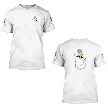 Discover Disney Pinocchio Jiminy Cricket Faux Pocket 3D T Shirts
