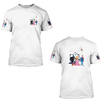 Discover Disneys Sleeping Beauty Characters 3D T Shirts