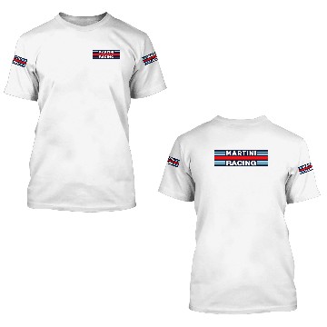 Discover Martini Racing Retro 3D T Shirts