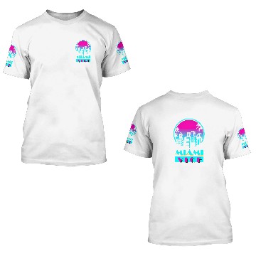 Discover MIAMI VICE Beach 3D T Shirts