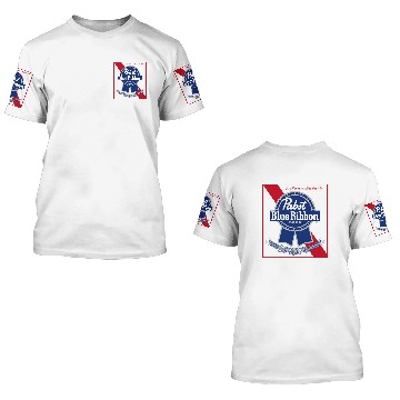 Discover Pabst Blue Ribbon 3D T Shirts
