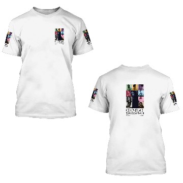 Discover Scream Eras Tour Poster Ghostfaces Version Baseball Tees 3D T Shirts