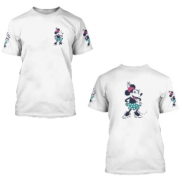 Discover Amazon Essentials Disney Standing and Winking Retro Minnie 3D T Shirts