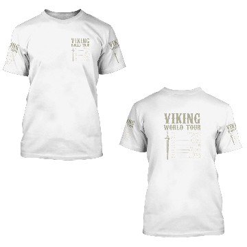 Discover Viking World Tour | Norsemen Vikings Lover Gift 3D T Shirts