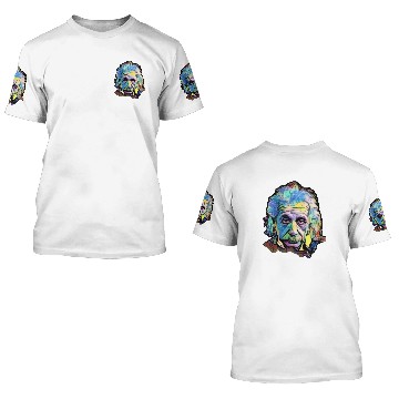 Discover Albert Einstein Abstract - Einstein - 3D T Shirts