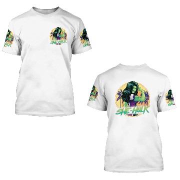 Discover Marvels Studios She hulk Disneyss Plus Flex Baseball Tees 3D T Shirts