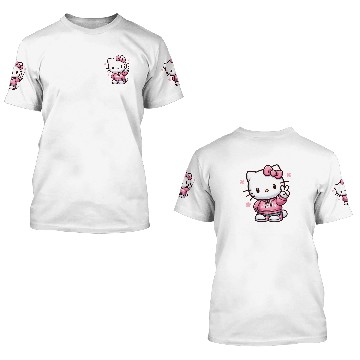 Discover Hello Kitty , Hello Kitty, Hello Kitty , Hello Kitty ,  Disney Family 3D T Shirts