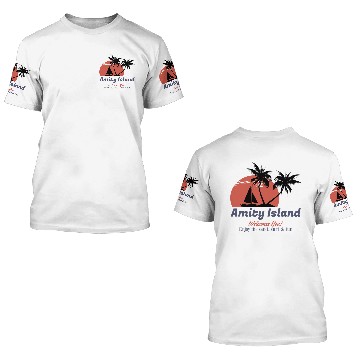 Discover Amity Island 3D T Shirts