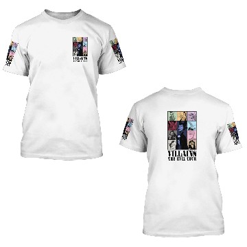 Discover Villains Eras Tour 3D T Shirts