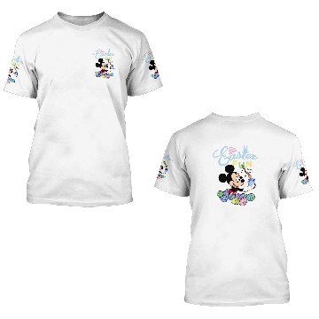 Discover Disney Mickey Mouse Easter Fun Painting Eggs 3D T Shirts