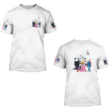 Discover Disneyss Sleeping Beauty Characters Baseball Tees 3D T Shirts