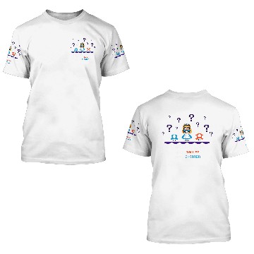 Discover Alice In 8-Bit Land 3D T Shirts