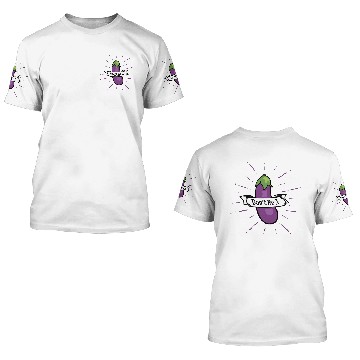 Discover Eggplant 3D T Shirts