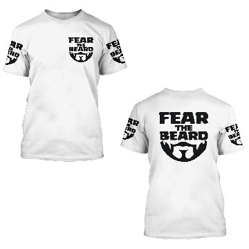 Discover Fear The Beard (3) 3D T Shirts