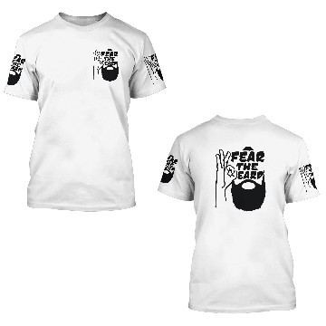 Discover Fear The Beard (2) 3D T Shirts