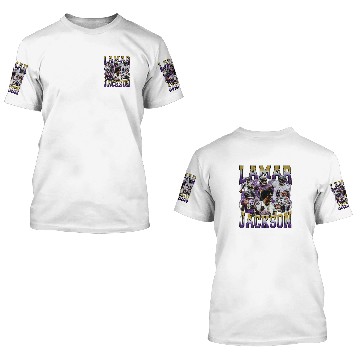 Discover Lamar Jackson 90's Bootleg Vintage Style 3D T Shirts