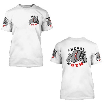 Discover Beast @ Gym 3D T Shirts