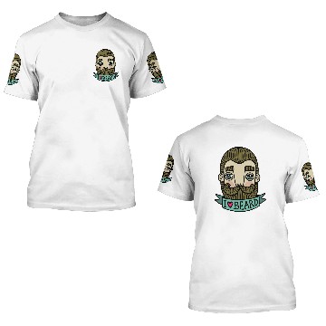 Discover beard 3D T Shirts