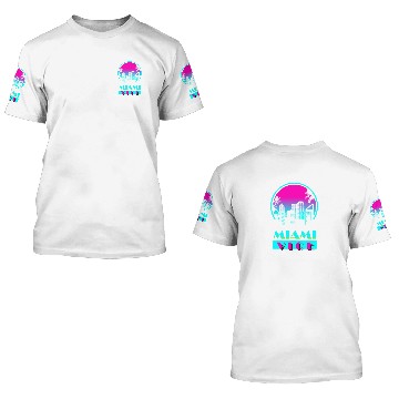 Discover MIAMI VICE Beach 3D T Shirts