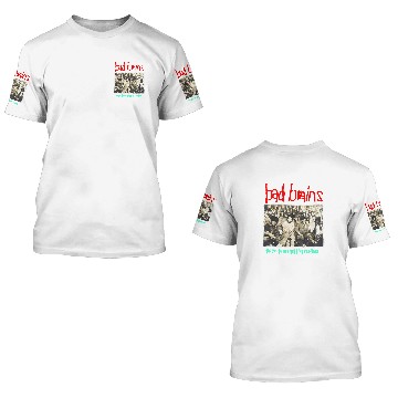 Discover Bad Brains Tour 1990 3D T Shirts
