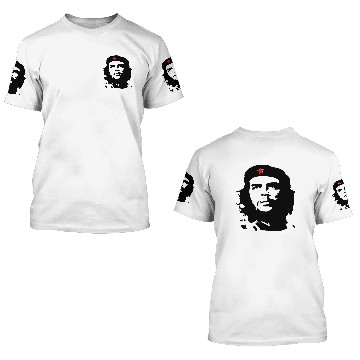 Discover Che Guevara Face Silhouette 3D T Shirts
